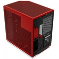 Gabinete Gamer Hyte Y70 Touch Infinite, mid Tower, s/fans, Display Touch 14,5, Black/Cherry - CS-HYTE-Y70-BC