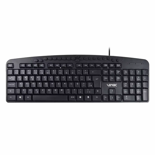 Teclado Vinik Usb Multimidia Dynamic Resistente à Água 1.8m Preto - Dt141