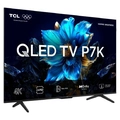 Tv 50p Tcl Qled 4k Google Tv Wifi Comando De Voz - 50p7k