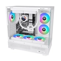 Kit Cooler Fan Thermaltake CT140 EX, Snow, 3x fans (3x140mm), ARGB - CL-F191-PL14SW-A