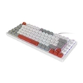 Teclado Gamer Mecanico Pcyes Kirin White Ghost Switch Blue - PTKRWG75BL
