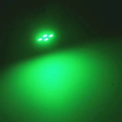 Lâmpada Led Verde Ba9s 24v 1210 4smd 30 Lúmens 50.000 Horas!!!!!!!