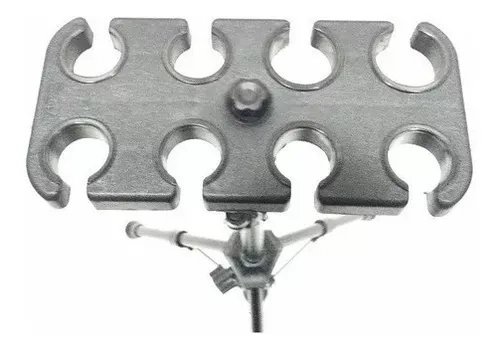 Pedestal Descanso P/ 8 Microfones Profissional Vector AM-08-P