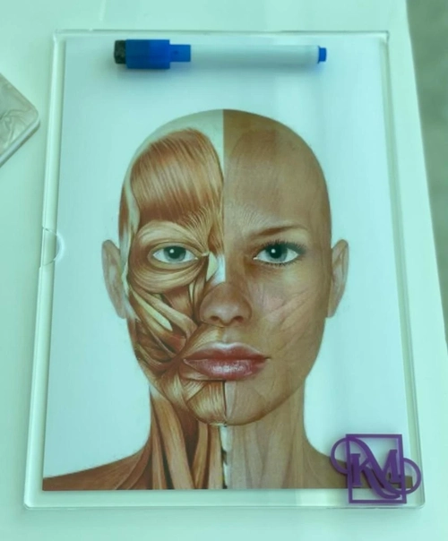 Display com foto impressa - Logo alto relevo inicial ou desenho