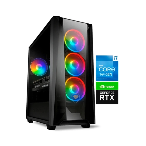 PC Gamer Intel Core I7 14700KF, RTX 5060, 32GB Ram, SSD M.2 NVMe 512GB, Gabinete Gamer