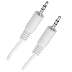Cabo P2 x P2 Branco 1.5 Metros Niquel