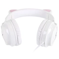 Headset Vinik Kitty Ear Orelha de Gato Branco Com Microfone - KE110B