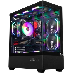 Gabinete Redragon Reflect Flow Preto - CA-606B