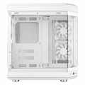 Gabinete Gamer Liketec Unreal Snow White Cube Design Mid Tower Vidro Temperado
