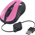 MOUSE RETRATIL 800 DPI MR40 PRETOPINK - 