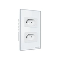 Tomada Dupla 10a Inteligente Wi-fi Ets 1002 Branco 4850064