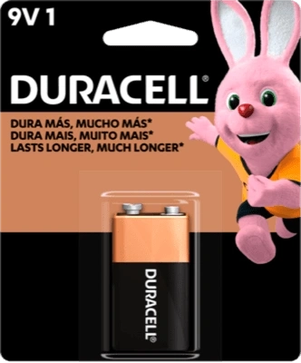 BATERIA 9V DURACELL C/1