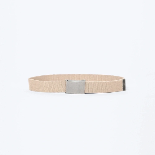 Cinto Com Fivela Metálica Hering Masculino - Nude