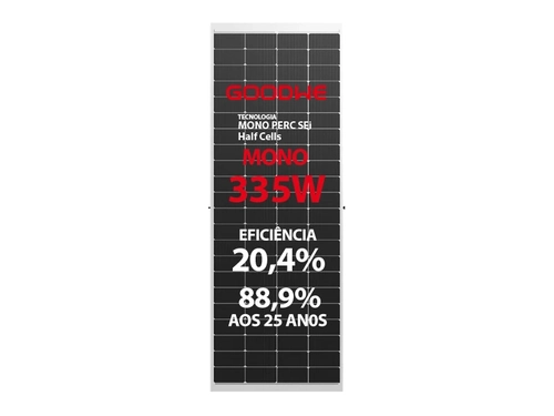 Painel Solar Fotovoltaico GoodWe Galaxy Plus BMT-G4-088A – 335 W Monocristalino, 20,4% de Eficiência