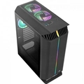 Gabinete Gamer Aerocool Gladiator Preto Rgb Lateral Vidro
