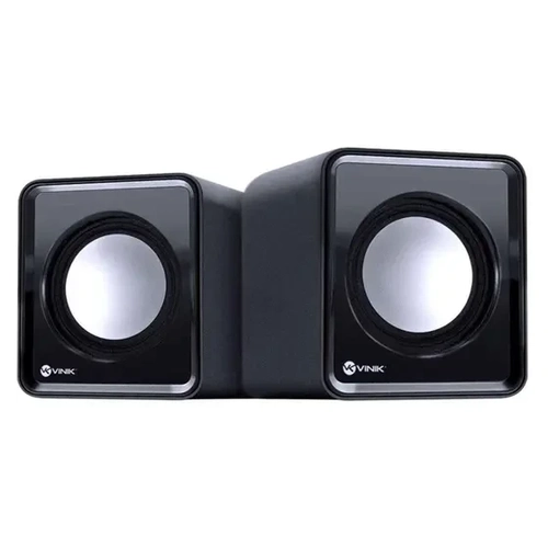 CAIXA DE SOM VINIK 2.0 USB VS-01 PRETO(5V 2X 1W) - 29384