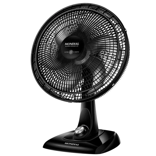 Ventilador Mondial 40cm 6 Pas Vsp40 Preto 110v