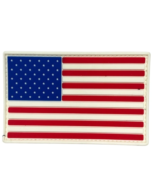 Bandeira emborrachada colorida- Estados Unidos