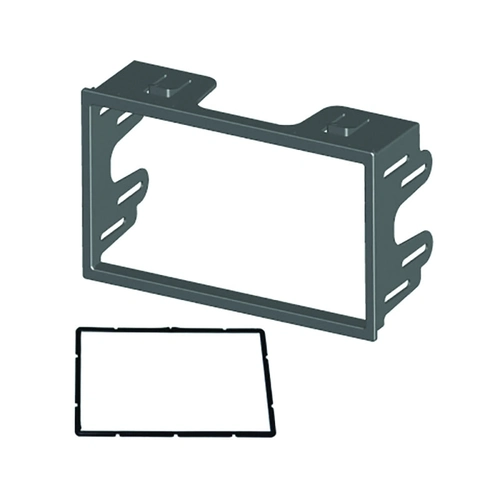 Moldura Fiamon 2 Din Polo/ Golf/ Fox/ Ecosport/ Fiesta/ Bora Prata