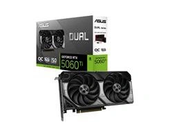 Placa de Video Asus Dual Geforce Rtx 5060 Ti Oc 16gb Gddr7 128 Bits - Dual-rtx5060ti-o16g