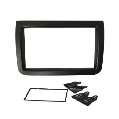 Moldura Fiamon 2 Din Fiat Ducato 18 Em Diante Preto