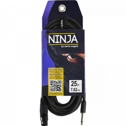 Cabo P10 x Xlr Fêmea 7,62m Ninja Hg Bsanto Angelo
