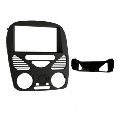 Moldura Palio Fire G2 02/14 Sem Ar Condicionado - Preto Fosco