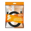 Cabo De Rede Patch Cord Cat6 Blindado 5m Preto