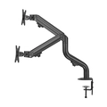 Suporte Articulado C/ Mola Mecanica para 2 Monitores de 17 - 32 - Ps-024n