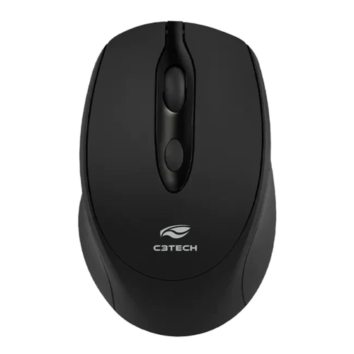 Mouse Sem Fio Recarregável C3tech M-bt30bk Dual Mode Preto