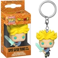 Chaveiro Pop! Dragon Ball Super - Super Saiyan Trunks Com Sword