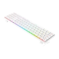 Teclado Mecanico Redragon Ashe Lunar White RGB Switch Azul - K626-KB-W PT-BLUE