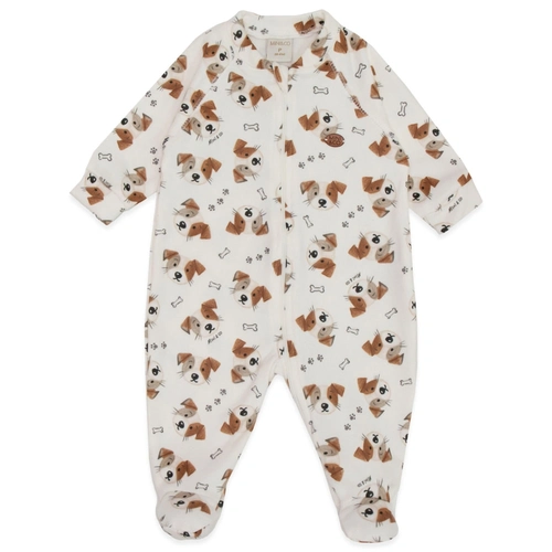 Macacão Manga Longa Microsoft Estampado Masculino - Cachorrinho