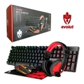 COMBO GAMER (TECLADO+MOUSE+FONE+MOUSEPAD) EG51 EVOLUT