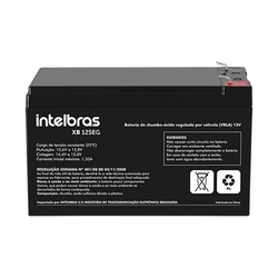 BATERIA VRLA 12V - XB 12SEG - INTELBRAS