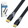 Cabo Hdmi Gold 3m 2.0 4k 60hz Tipo Flat Conectores Banhado A Ouro Ref. Cbx-h2b30sm
