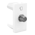 Modulo Conector Tomada Legrand Pial Plus+ Antena Tipo f 1m Branco  615030bc