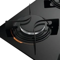 Cooktop 4 Bocas Atlas Preto Com Mesa De Vidro U Top Bivolt 110V/220V