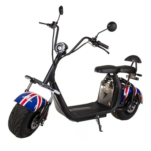 Scooter Bicicleta Eletrica X7 Wx-07 Wehawk 2000w Bat 60v 20ah 2 Lugares Bandeira Inglaterra Ge.05