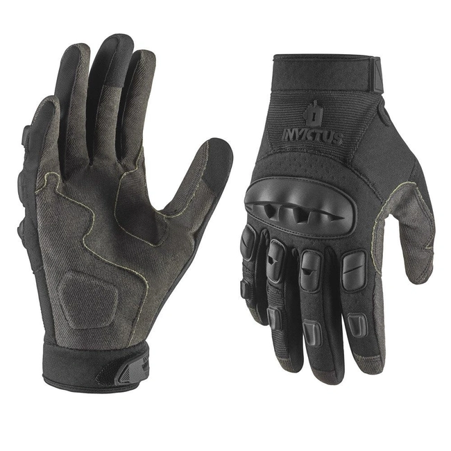 Luva Tática Crasher Police Invictus (Preta)