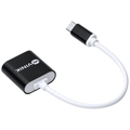 Adaptador Fone de Ouvido P2 3.5mm Duas Vias para Usb Tipo c Fone + Microfone- Adfmusbtc