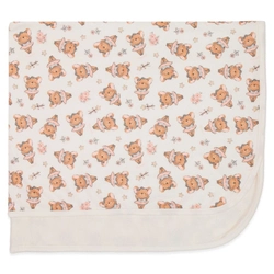 Cobertor com Forro Microsoft Estampado e Malha Feminino - Ratinhas