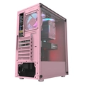 GABINETE HYRAX ATX HGB200P ROSA 