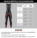 Calça Bretelle Masculina para Ciclismo