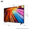 Tv 55p Lg Smart Ai Thinq 4k Comando Voz - 55ut8000psa