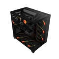 Gabinete Gamer Pcyes Forcefield Max Black Vulcan - Gffmaxbv