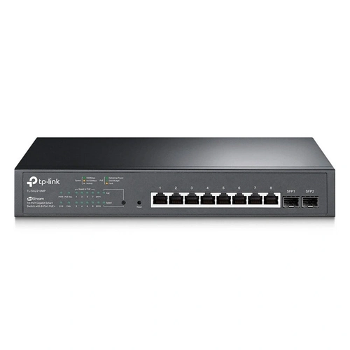 Switch Tp-link Smart Gigabit 8 Portas Poe+ 2 Sfp - Tl-sg2210mp