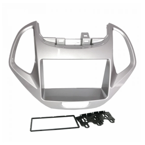 Moldura Fiamon 2din 6.8 e 7 Ford Ka e Ka+ 2019/2021 Prata