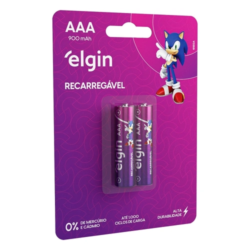 Pilha Recarregavel Aaa 900mah C/2 82168
