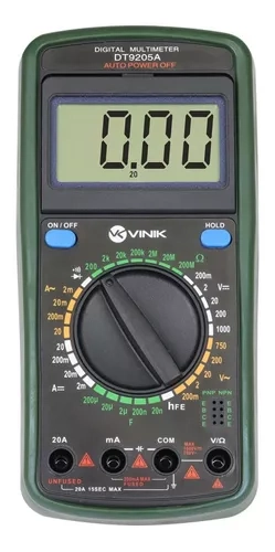 Multimetro Digital Profissional Com Capacimetro - Dt9205a